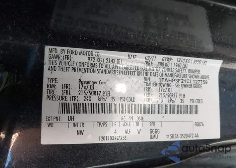 2012 Ford Focus Se from USA, damaged, VIN 1FAHP3F21CL127759